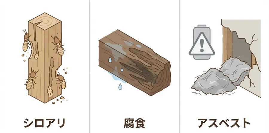 木造物件の注意点