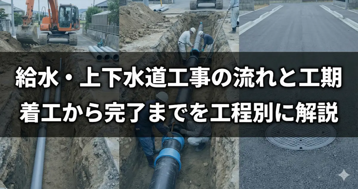 福岡市における給水装置工事の現場作業
